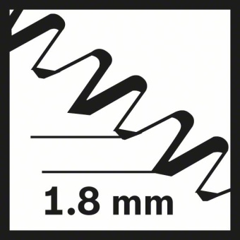 Погружное пильное полотно BIM AIZ 65 BSB Hard Wood 40 x 65 mm 2608662031